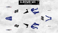 YAMAHA YZ250 & YZ125 Chad Reed 2004 Factory YAMAHA Style Graphics Kit '02 - '14
