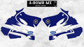 YAMAHA YZ250 & YZ125 Chad Reed 2005 Factory YAMAHA Style Partial Graphics Kit ‘02 - '14