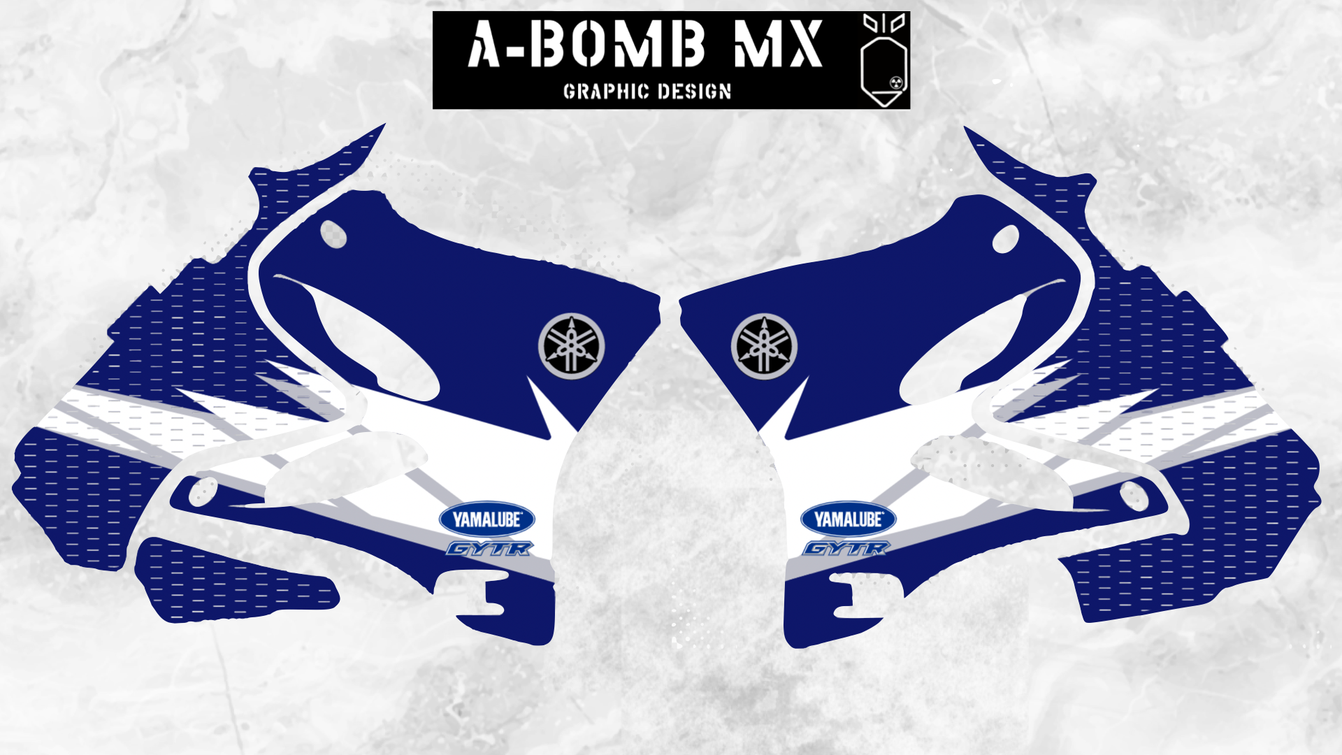 YAMAHA YZ250 & YZ125 Chad Reed 2005 Factory YAMAHA Style Partial Graphics Kit ‘02 - '14