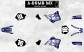 YAMAHA YZ 125 & 250 YAMAHA of TROY Style Replica Graphics 1996 - 2001