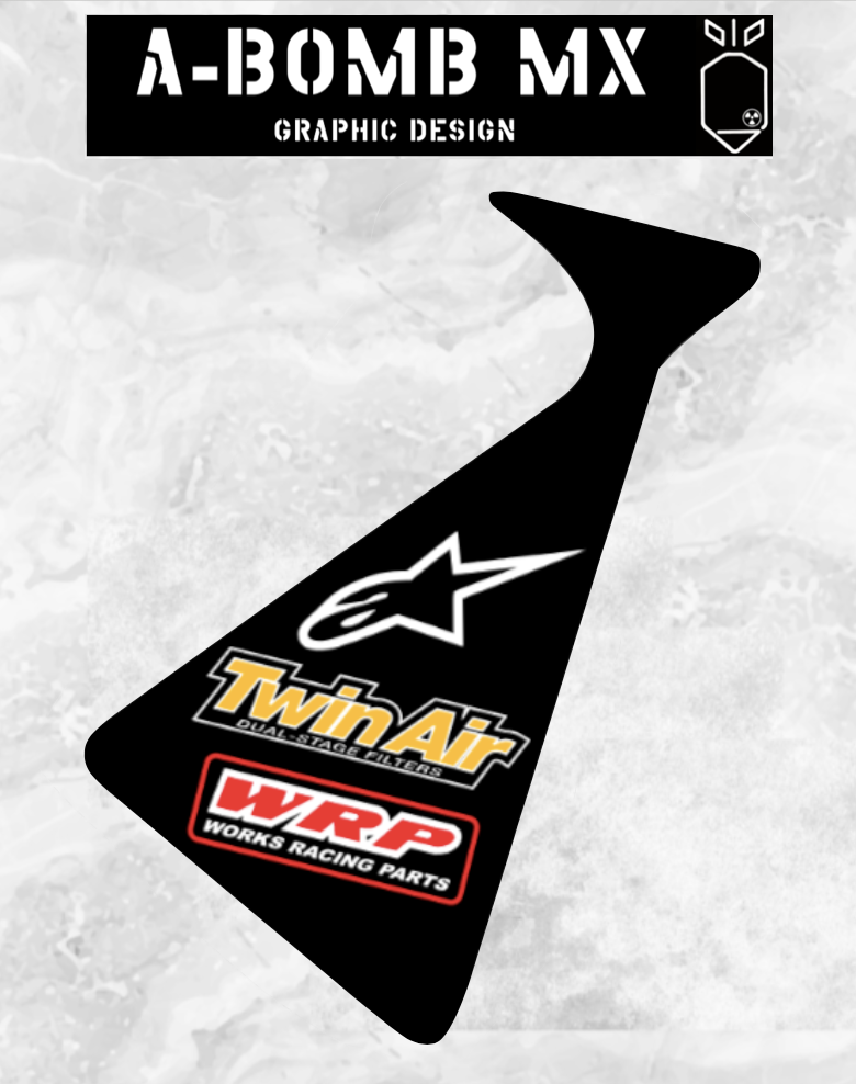 KAWASAKI KX125 2003 Mike Brown Team Procircuit Style Replica Graphics Kit