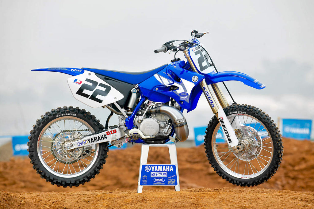 YAMAHA YZ250 & YZ125 Chad Reed 2004 Factory YAMAHA Style Graphics Kit '02 - '14