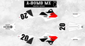 YAMAHA YZ125 & YZ250 2022-2026 70th Anniversary Style Graphics Doug Henry