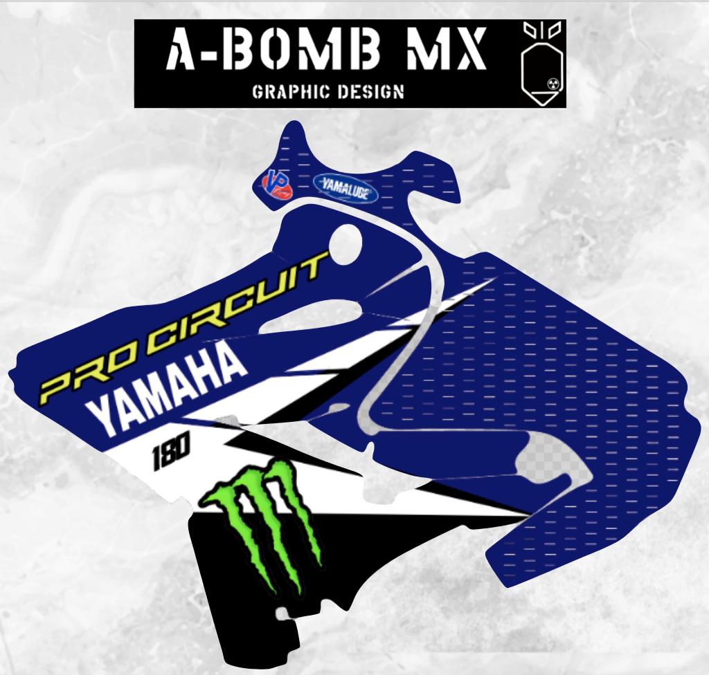 YAMAHA YZ 125 & 250 Ryan Villopoto 2019 Replica Graphics Kit Fits 2015-2021
