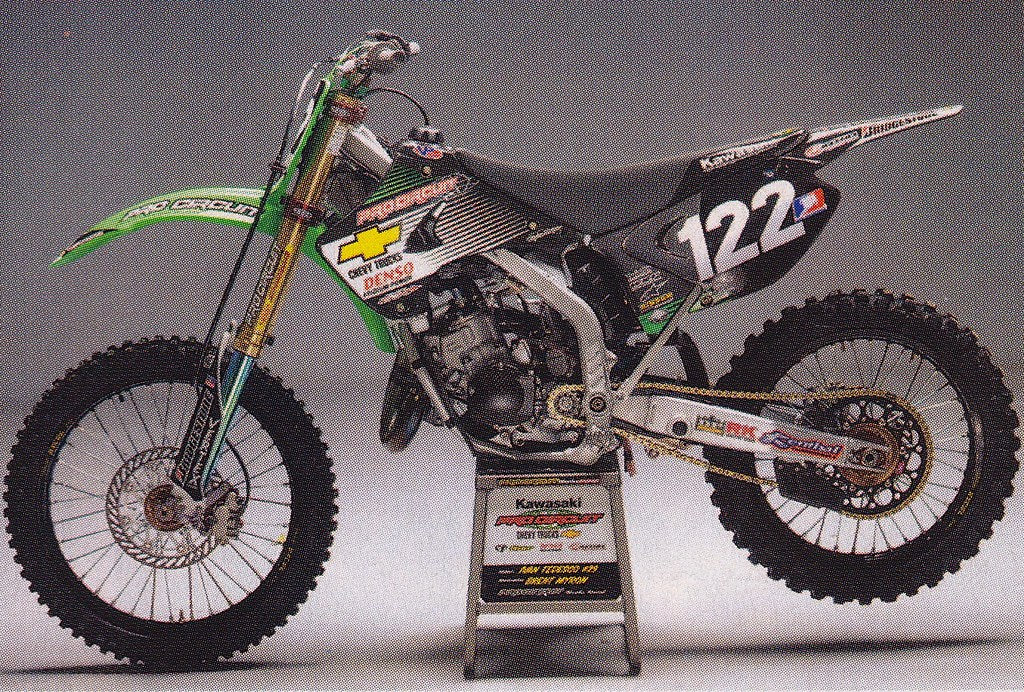 KAWASAKI KX125 2004 Matt Walker Team Procircuit Style Replica Partial Graphics Kit
