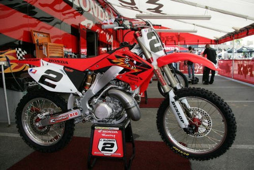 HONDA CR250 & CR125 2005 Jeremy McGrath Honda Woody Woodpecker Style Partial Graphics Kit