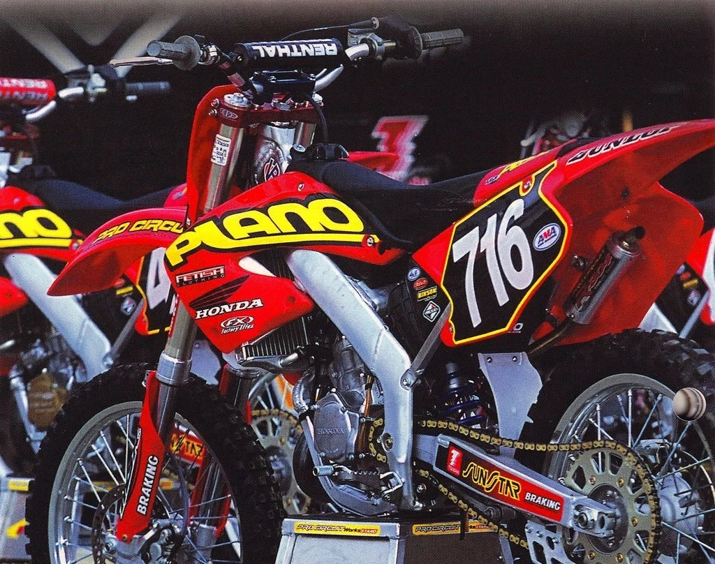 HONDA CR125 2000 Honda Plano Style Graphics Kit