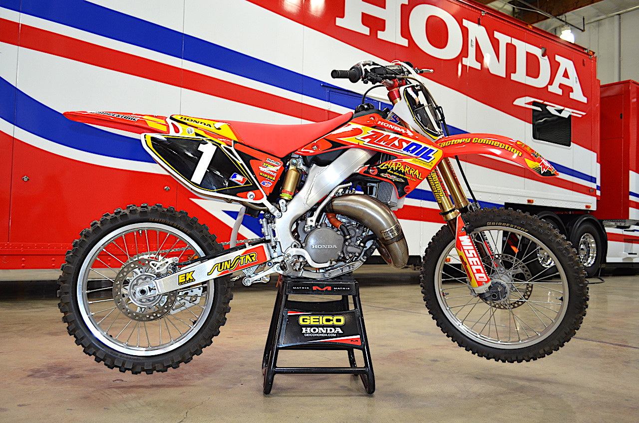 HONDA CR125 CR250 2002 Amsoil Style Replica Graphics Kit Larocco Preston