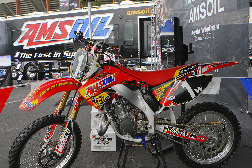 HONDA CR125 CR250 2002 Amsoil Style Replica Graphics Kit Larocco Preston