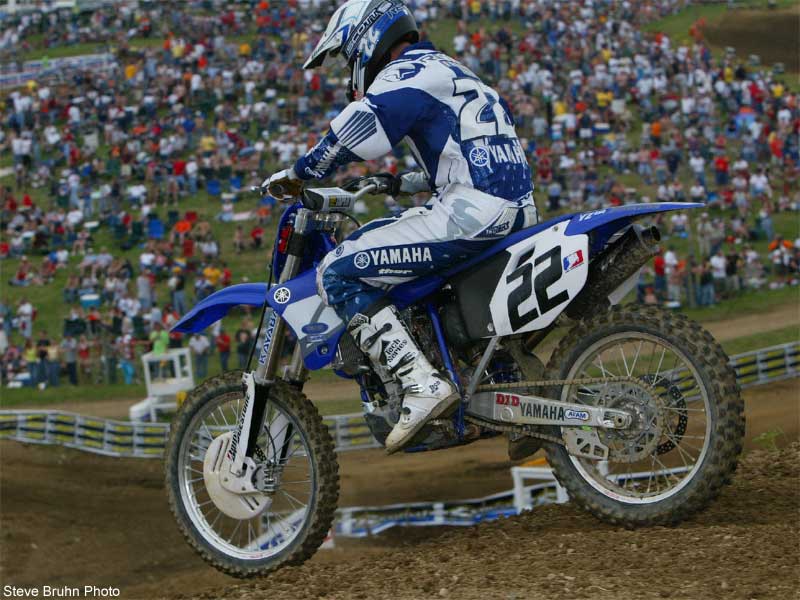 YAMAHA YZ450 Chad Reed 2004 Factory YAMAHA Style Graphics Kit '03 - '05