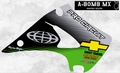 KAWASAKI KX125 2003 Mike Brown Team Procircuit Style Replica Graphics Kit