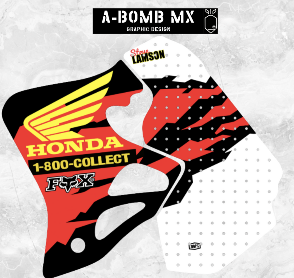 HONDA CR125 1996 Steve Lamson Replica Graphics Partial Kit