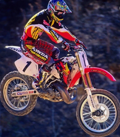 HONDA CR250 1996 Jeremy McGrath Replica Graphics Kit Partial