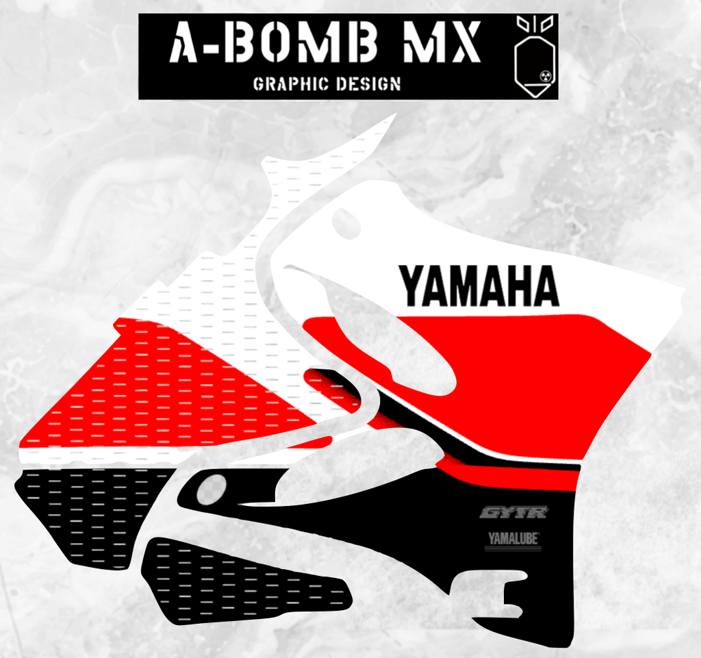 YAMAHA YZ125 & YZ250 2002-2014 70th Anniversary Style Graphics Doug Henry