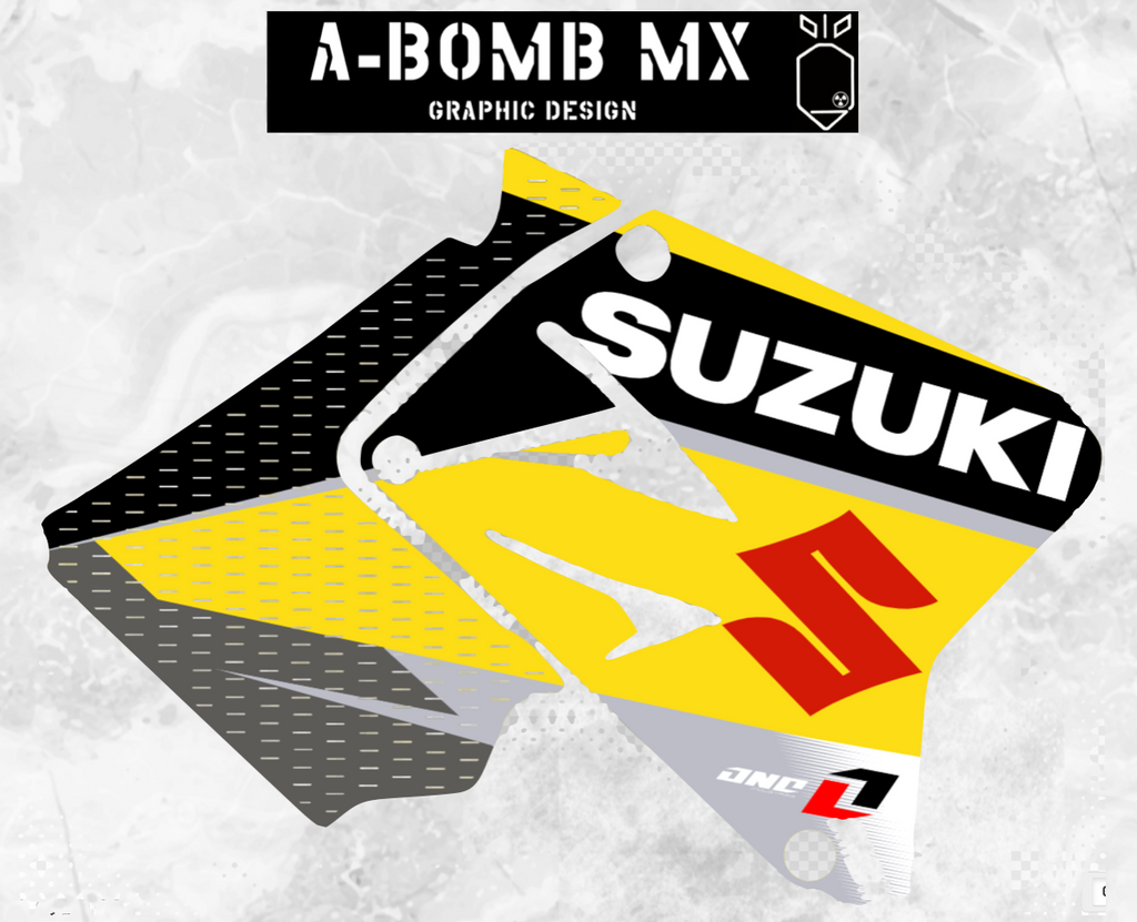 SUZUKI RM125 & RM250 Davi Millsaps Replica Graphics Kit Partial