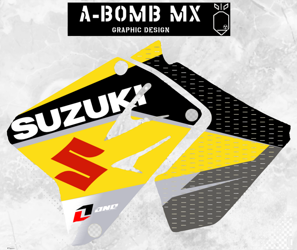 SUZUKI RM125 & RM250 Davi Millsaps Replica Graphics Kit Partial