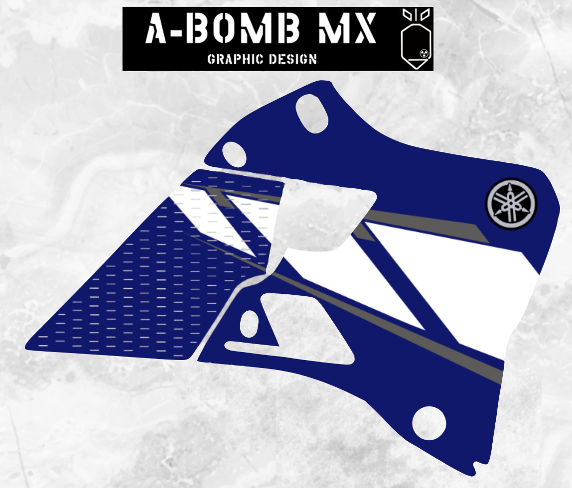 YAMAHA YZ125 YZ250 2001 OEM Style Graphics Kit Tank & Shroud Only