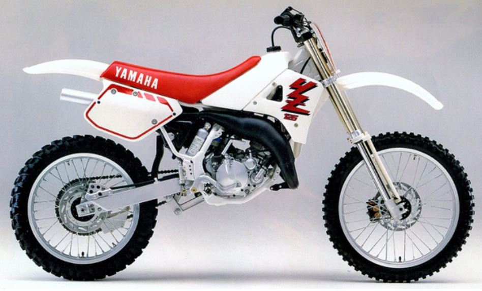 YAMAHA YZ125 1989 & 1990 OEM Style Graphics Kit Partial