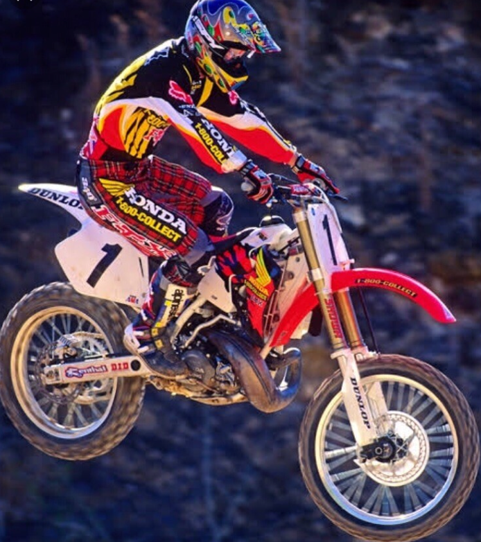 HONDA CR250 1996 Jeremy McGrath Replica Graphics Kit Tank & Front Guard Partial