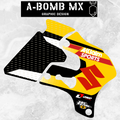 SUZUKI RM125 & RM 250 2000 Travis Pastrana Team Suzuki Style Replica Graphics Kit Partial