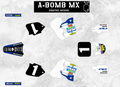 HONDA CR125 1993 & 1994 Jeremy McGrath '92 PEAK Team Replica Graphics Kit