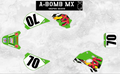 KAWASAKI KX80 & KX100 1995 OEM Style Graphics