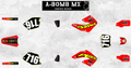 HONDA CR125 2000 Honda Plano Style Graphics Kit