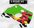 KAWASAKI KX80 & KX100 1995 OEM Style Graphics Kit Partial