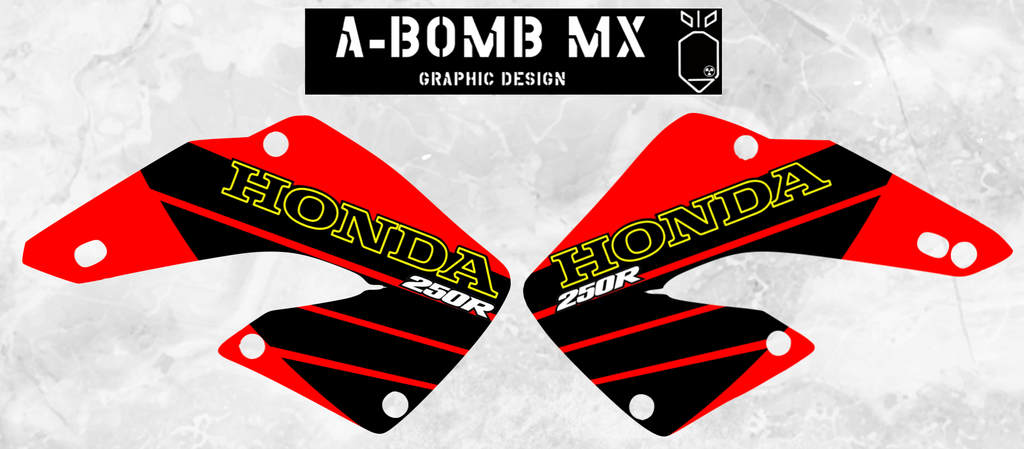 HONDA CR250R 2001 OEM Style Graphics Kit Partial