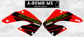 HONDA CR250R 2001 OEM Style Graphics Kit Partial