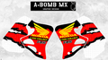 HONDA CR125 & CR250 1995 Jeremy McGrath Replica Graphics Kit Partial