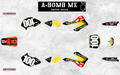 KAWASAKI KX125 2001 Mike Brown Team Procircuit/MX of Nations replica Graphics Kit