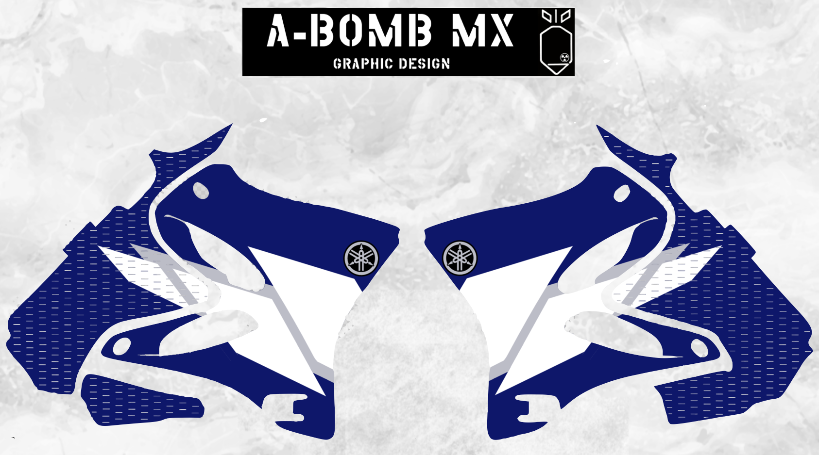 YAMAHA YZ250 & YZ125 OEM 2002 Yamaha Graphics Kit Partial
