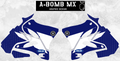 YAMAHA YZ250 & YZ125 2002 David Vuilleman Factory Yamaha Style Replica Graphics Partial