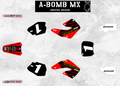 HONDA CR125 2001 OEM Style Graphics Kit