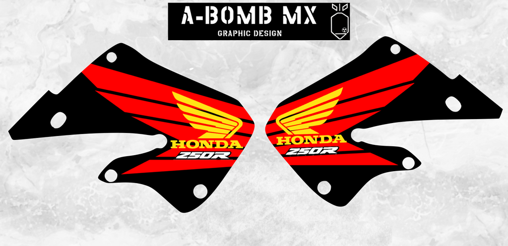 HONDA CR250R & CR125R 1998 OEM Style Graphics Kit Partial