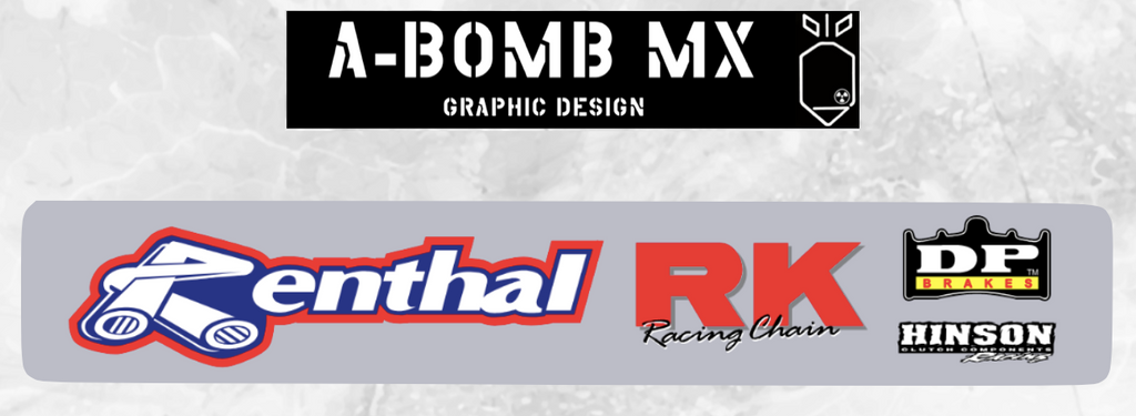 KAWASAKI KX125 2003 Mike Brown Team Procircuit Style Replica Graphics Kit