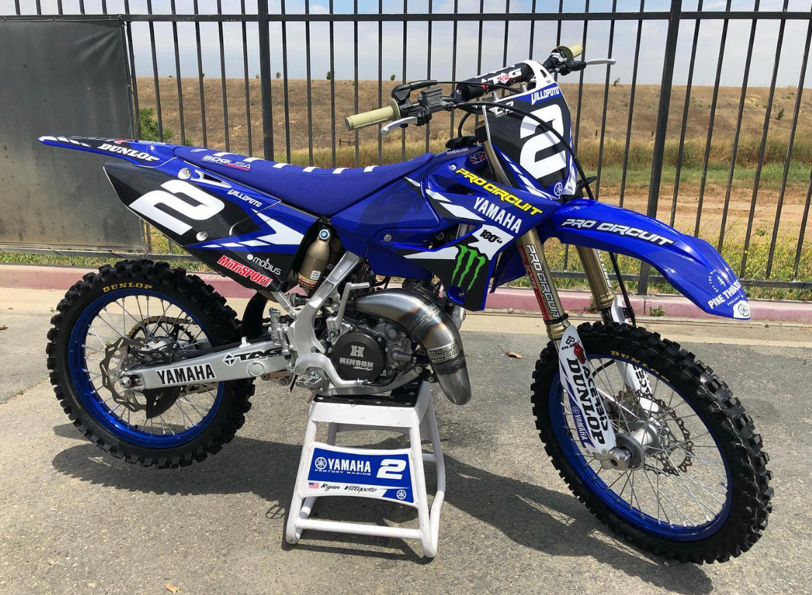 YAMAHA YZ125 & YZ250 2015-2021 Ryan Villopoto 2019 Replica Graphics Kit