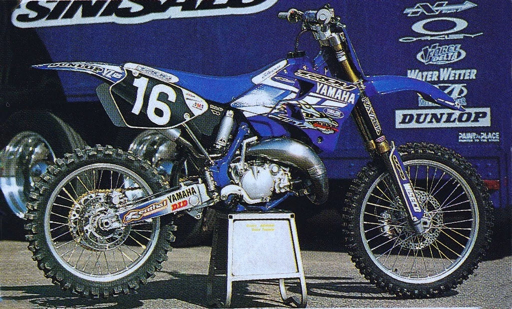 YAMAHA YZ 125 & 250 YAMAHA of TROY Style Replica Graphics 1996 - 2001